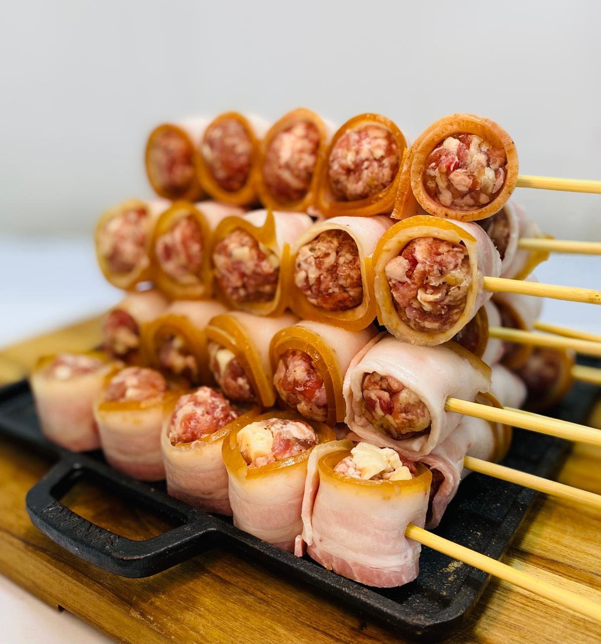 Espeto Moída Bacon (10 Und.)