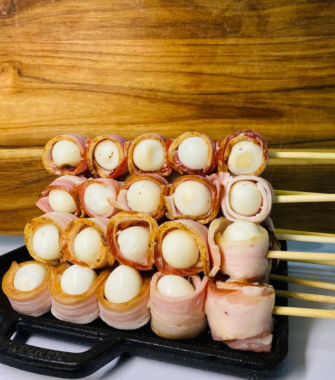 Espeto Ovos Bacon (10 Und.)